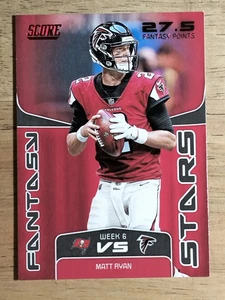 2019 Score Fantasy Stars Red #4 Matt Ryan - Picture 1 of 2