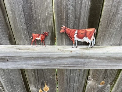 Сепаратор крема DE LAVAL — набор рекламных штампов ОЛОВЯННЫХ КОРОВ И ТЕЛЯТ - Изображение 1 из 4