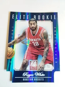 ROYCE WHITE 2012-13 ELITE ROOKIE ASPIRATIONS BLUE DIE-CUT RC #19/70 ROCKETS #267 - Picture 1 of 3
