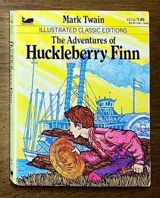 The Adventures of Huckleberry Finn Mark Twain ILLUSTRATED CLASSIC EDITIONS 1979 Foto 1 de 3
