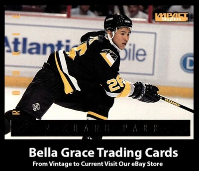 1995-96 Fleer SkyBox Impact Richard Park #217 Pittsburgh Penguins NHL Hockey   - Image 1 of 2