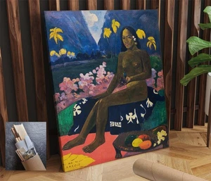 Women Nude Female Paul Gauguin Seed Areoi Figurative Artwork 24X30Inch - Picture 1 of 4