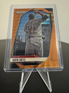 2025 Panini Prizm Baseball - David Ortiz - Arancione /49 - Boston Red Sox - Foto 1 di 3