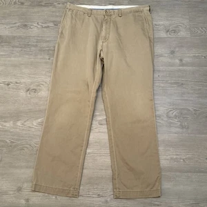 Pantalones chinos Polo Ralph Lauren para hombre 36x30 calce clásico frente plano tostado caqui - Imagen 1 de 12