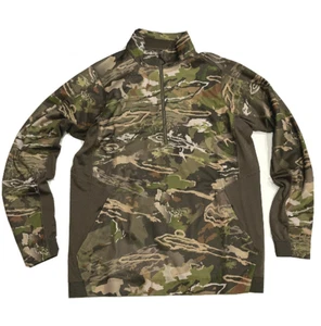 Under Armour Herren Micro Thread 1/4 Reißverschluss Camouflage Jagd Pullover Größe Medium $ 90 - Bild 1 von 5