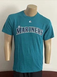 Camiseta Majestuosa Seattle Mariners Adulto Grande Verde azulado MLB Ver todas las fotos - Imagen 1 de 11