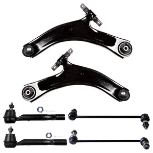 Kit de suspensión de brazo de control de extremo de barra de amarre delantera de 6 piezas para Nissan Rogue - Imagen 1 de 12