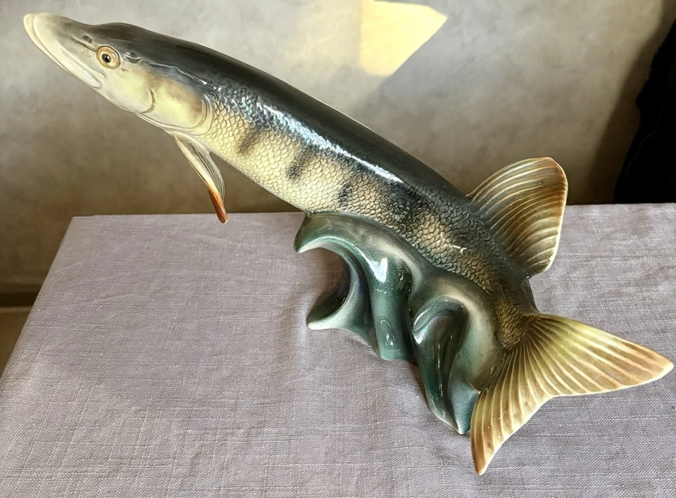 ** Brochet Vintage Céramique Jema Holland ** - Photo 1/3