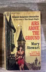 PB Airs Above the Ground by Mary Stewart 1966 Vintage Fawcett Crest paperback - Imagen 1 de 1