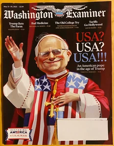 POPE LEO XIV Washington examiner DONALD TRUMP mark carney JON HAMM shia laBeouf - Picture 1 of 11