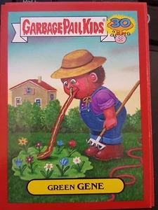 Garbage Pail Kids 2015 Serie 2 30th 3a Green Gene ROJO Sala de Corte NrMt-Como Nuevo - Imagen 1 de 1