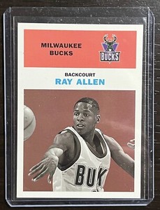 Ray Allen 1998-99 Fleer Tradition Vintage ‘61 Parallel SP Card #108 Bucks