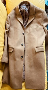 J.Crew Thompson Top Coat Size 44 Tan J Crew Overcoat - Picture 1 of 3