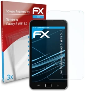 atFoliX 3x Screen Protector for Samsung Galaxy S WiFi 5.0 clear - Picture 1 of 9