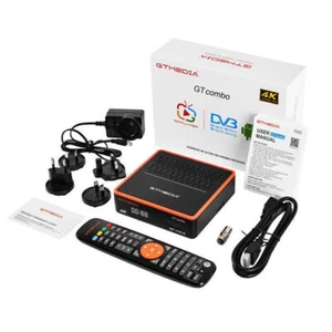 4K Sat Kabel TV Receiver DVB-S2/S2X/T2/Kable HDR 4:2:2 Android Smart TV Box WLAN - Bild 1 von 21