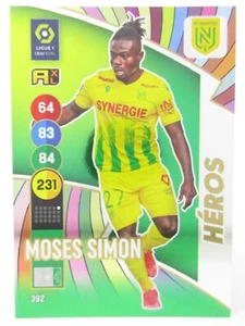 Carte Panini Adrenalyn XL 2021-22 TCG #392 Moses Simon Héros FC Nantes - Imagen 1 de 1