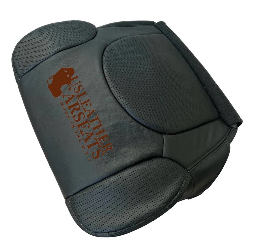 Cubierta de asiento de cuero inferior del lado del conductor negra para Nissan Pathfinder 2006-2011 Foto 1 de 4