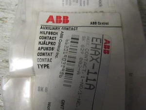 ABB EHAX-11A Auxiliary Contact 1 NO 1 NC - Picture 1 of 2