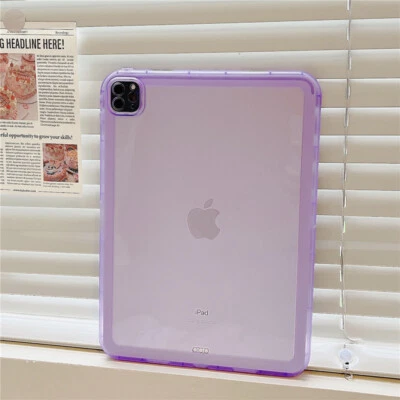 Clear Candy Case Bumper Cover For iPad 10th 10.9 Pro 11 Air 5/4 9th 8th Mini 6/5 - Image 1 of 4