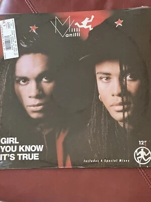 MILLI VANILLI - GIRL YOU KNOW IT’S TRUE 1988 US SEALED 12” VINYL US #2 1M SINGLE - Image 1 of 4
