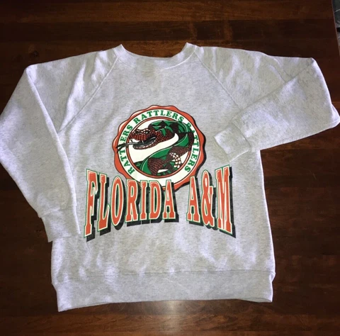 Vintage Florida A&M University FAMU Sweatshirt Made In USA - Large Cover