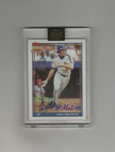 2022 Topps Archives Signature Serie: 91 Topps Dave Magadan Auto #17/17 - Bild 1 von 2