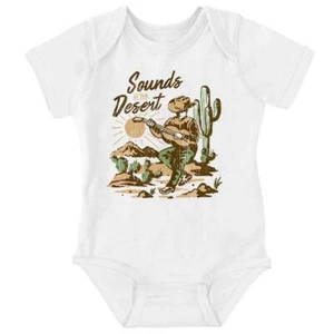 Cowboy Country Music Sounds of the Desert Newborn Baby Boy Girl Infant Romper - Picture 1 of 7