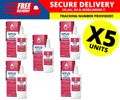 HYLO DUAL INTENSE Lubricant Eye Drops with Ectoin Ursapharm ( X 5 ) - Image 1 of 4