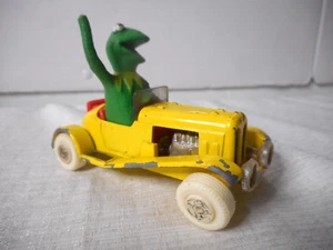 1979 Corgi Kermit the Frog Diecast Yellow Car Jim Henson Muppets - Picture 1 of 10