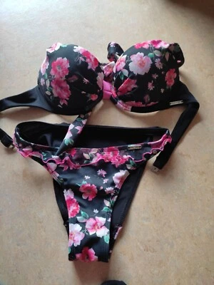 Kris Line Bikini Blumenmuster S / 70 B neuwertig - Bild 1 von 2