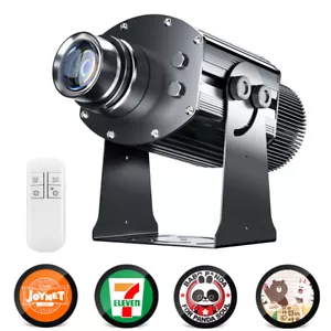 Proyector Logo LED Personalizable 200W Giratorio Impermeable Gobo Luz para Tienda AD - Imagen 1 de 8