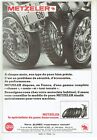 publicité Advertising 0323 1979   Pneus moto Metzeler   sécurité économie
