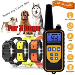 Cuello de choque eléctrico impermeable remoto para perro de 880 yardas para entrenamiento de mascotas grandes - Imagen 1 de 6