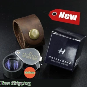 Hasselbled 10X18mm Argento Occhiali Gioielli Amuleto Lente di Ingrandimento Strumento Orologi - Foto 1 di 6
