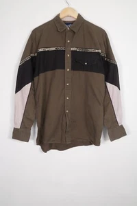 Camicia Wrangler Vintage Pearl Snap Western Verde Uomo Taglia Media - Foto 1 di 13