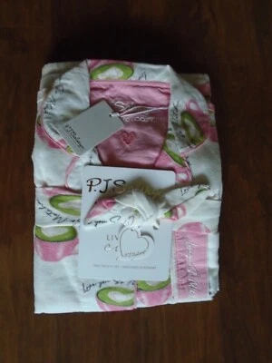 Juego de pijama PJ Salvage - Talla M - "Love You So Matcha - Nuevo con etiquetas - Franela 100% algodón Foto 1 de 4