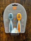 NumNum Pre-Spoon GOOtensils Baby Spoon Set (Stage 1 + Stage 2) BPA Free Silicone