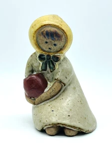 Estatuilla de gres moteado de colección Japón MCM con maceta soporte floral - Imagen 1 de 8