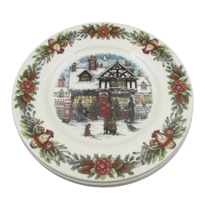 Royal Stafford China England Christmas Toy Shop Dinner Plates - Set of Four - Picture 1 of 4