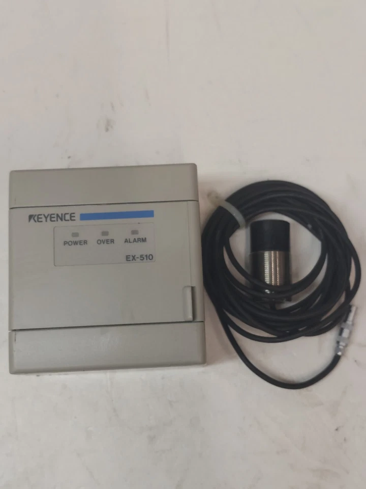 EX-500 510 + EX-022 KEYENCE CONTROLLER + SENSOR HEAD USED EXCELLENT CONDITION  - Image 1 of 4
