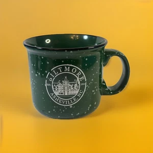 Biltmore Asheville Coffee Mug Green Ceramic Speckled - Picture 1 of 10