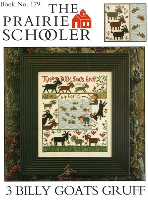 3 Billy Goats Gruff by Prairie Schooler cross stitch pattern #179 - Image 1 of 4