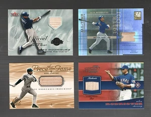 5 Karten Lot - Alex Rodriguez - Game Used Bat & Batting Glove Cards - See Scans - Bild 1 von 4