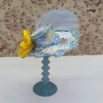 Oak 12th 1:12 Ladies handmade Hat hatstand dolls house Scale shop - Image 1 of 4