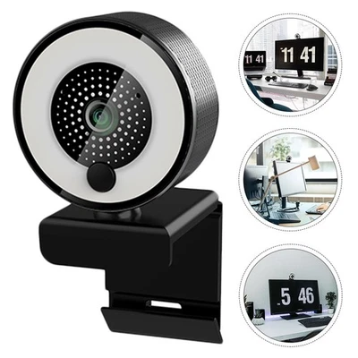 5MP Webkamera 2K Rotatable Live -Streaming USB 3.0 -Webcam mit Mikrofonfülllicht - Bild 1 von 4