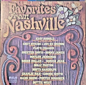 Favorites From Nashville 2LP Album Arnold Jean Parton Wagoner Rich Randolph - Picture 1 of 3