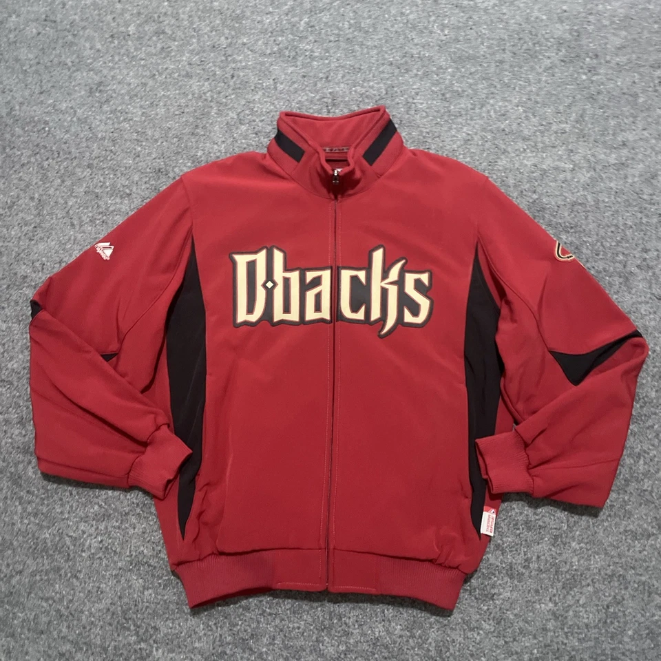 Arizona Diamondbacks Majestic Jacket Men’s Large Therma Base Red Dugout On Field - Image 1 of 4