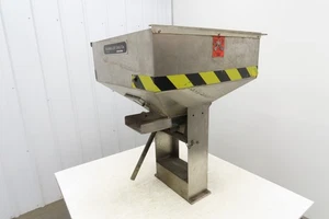 Haumiller Pattumiera Pneumatica per Ricambi Vibratori 24x24" Tramoggia Inox - Foto 1 di 15