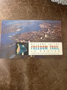 1950s Welcome To The Freedom Trail In Boston Travel Brochure - Picture 1 of 3