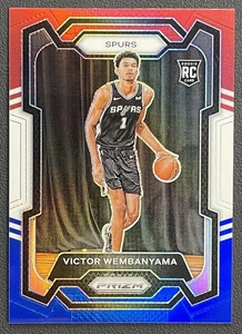 2023-24 Panini Prizm Victor Wembanyama RC Rookie Red/White/Blue Prizm #136 A1 - Bild 1 von 3